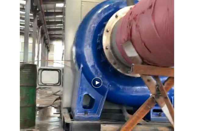 天津宇航旅游产品设计有限公司流量5100立方大型柴油机混流泵机组测试中